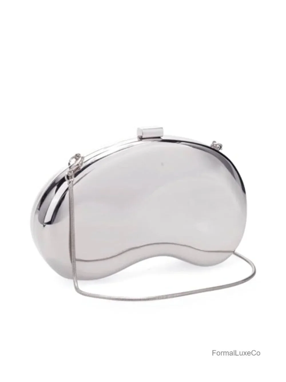 Cute Acrylic Shell Clutch with Chain Evening Purse for Wedding Party Prom